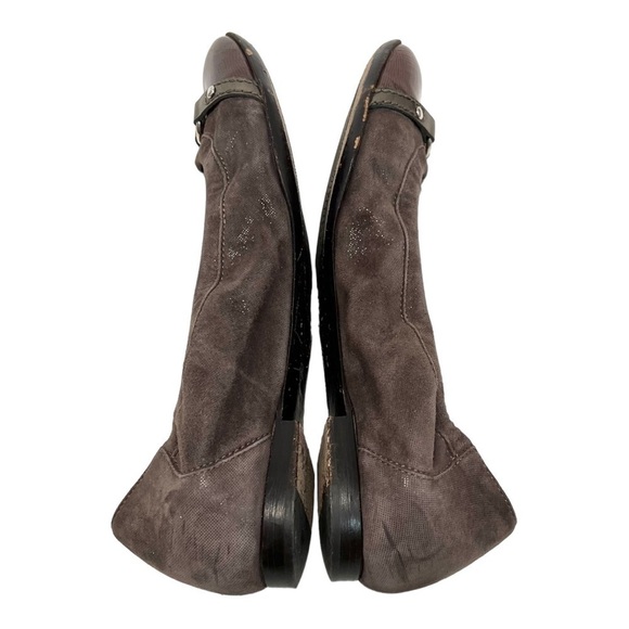 AGL Attilio Giusti Leombruni Brown Leather Cap Toe Flats Women’s 38 - Picture 9 of 13